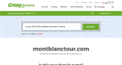 Desktop Screenshot of montblanctour.com