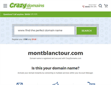 Tablet Screenshot of montblanctour.com